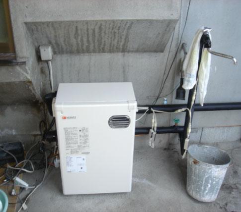 釜で追炊き　取替えようか迷った末に…新しいボイラーに取替え