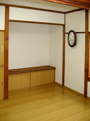 既存はそのまま 和室から洋室へ