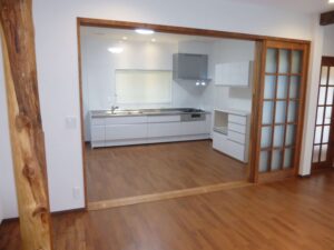 【松本市】お客様の自宅で採れた木材を使ってのリフォーム