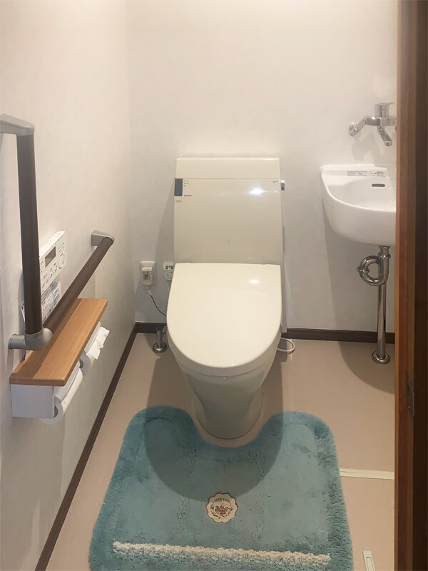 安心して使えるトイレへバリアフリーリフォーム