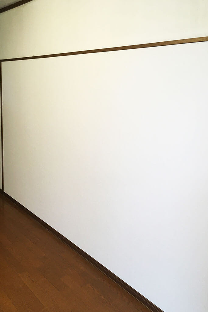 壁を新設して、お互いのプライバシーを確保した住まいへ