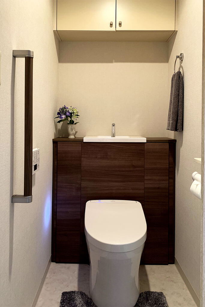 トイレと洗面台をスピード交換 マンションリフォーム