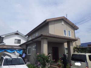 【小諸市】外壁塗装と雨