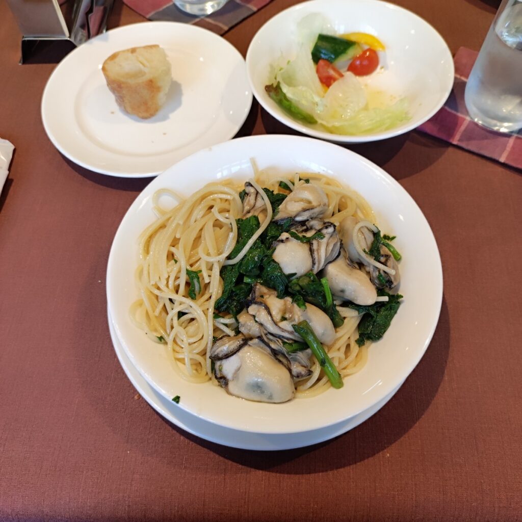 【冬季限定】絶品牡蠣パスタ　～松本市～
